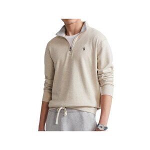 Polo Ralph Lauren Men's Sz Medium Luxury Jersey Quarter-Zip Pullover